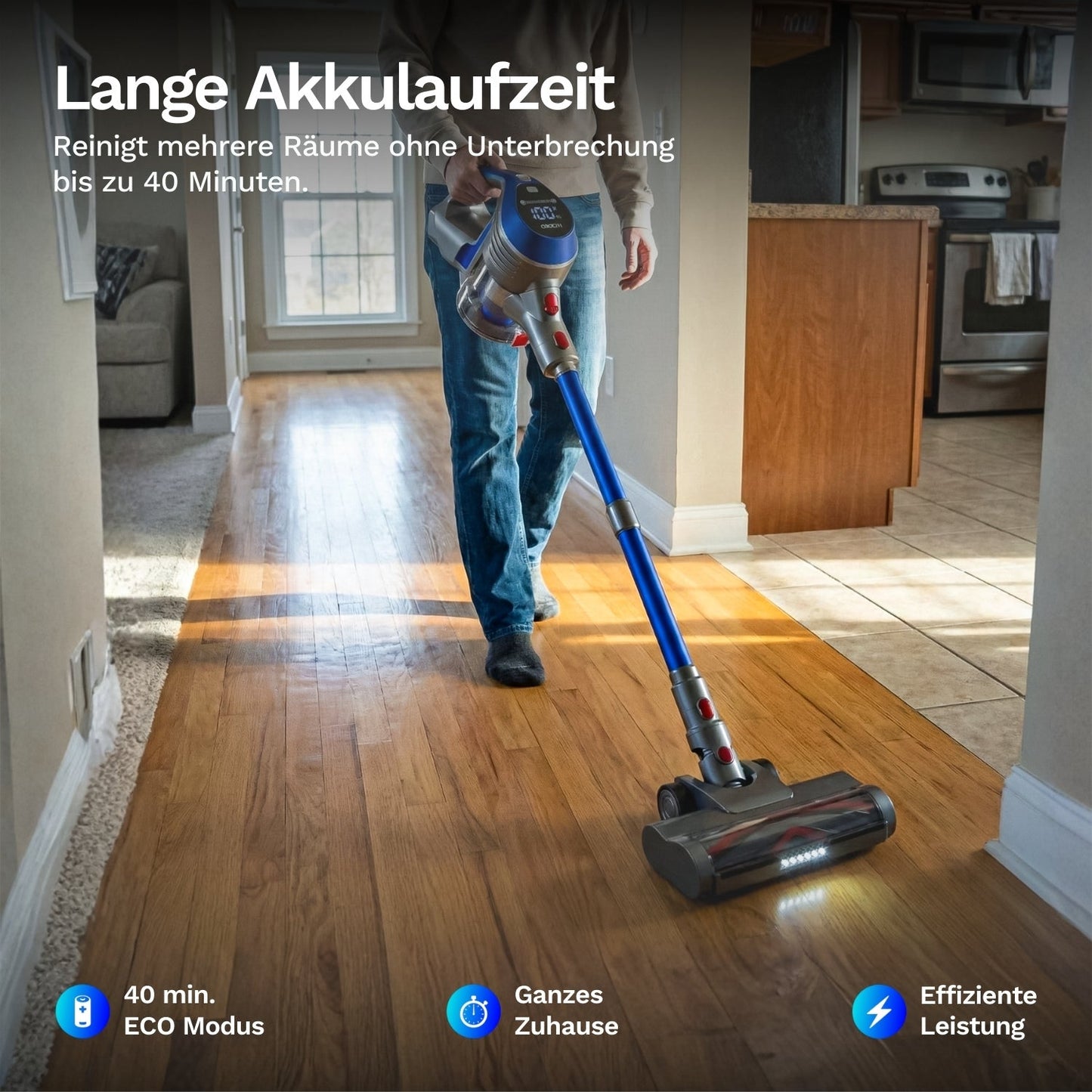 Moosoo AC1 - Akku Staubsauger