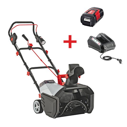 AL-KO Akku-Schneefräse 36V - ST 4048 - inkl. Akku und Ladegerät - Mühelose Räumung bis zu 300 m²