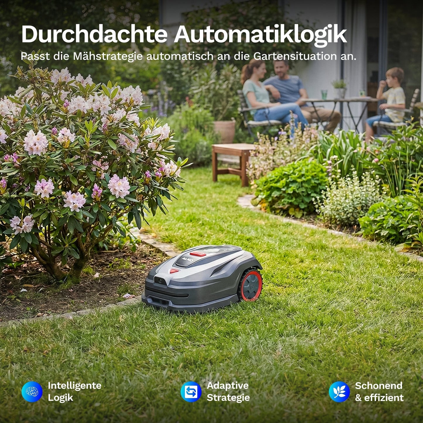 AL-KO Robolinho 1000 Vision – Mähroboter ohne Begrenzungskabel